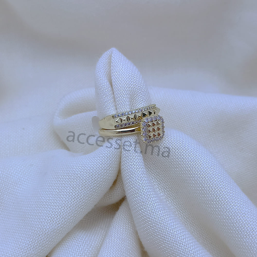 Ensemble Bracelet avec bague de mariage