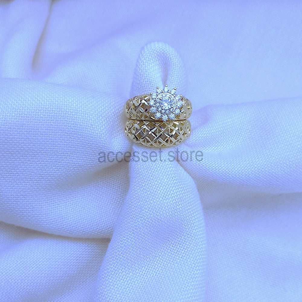 Bague mariage 3D